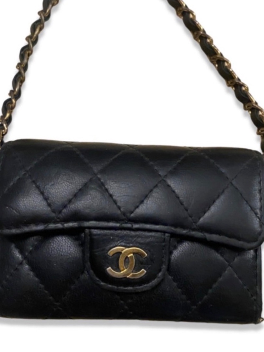 CHANEL Vintage Matisse Card Holder / Change Purse